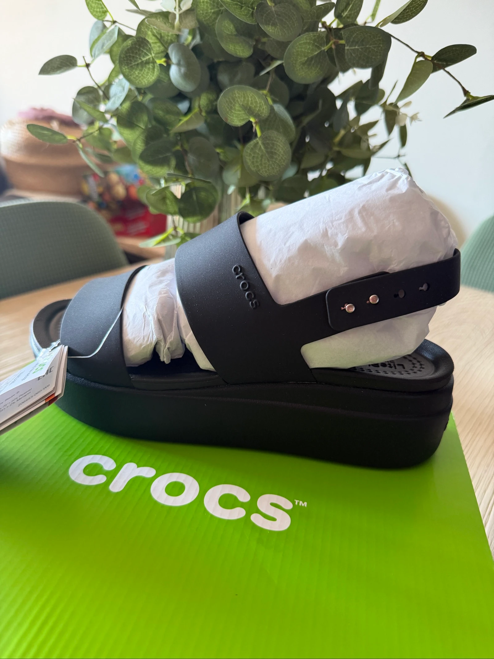 Crocs Brooklyn low wedge noire 38/39